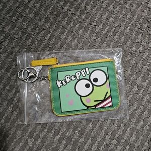 Sanrio Keroppi Green and Yellow Wallet